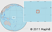 Gray Location Map of Baiti