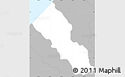 Gray Simple Map of Baiti