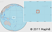 Gray Location Map of Boe