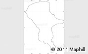 Blank Simple Map of Ewa, cropped outside, no labels