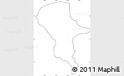Blank Simple Map of Ewa, cropped outside