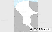 Gray Simple Map of Ewa