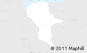 Silver Style Simple Map of Ewa