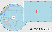 Gray Location Map of Ijuw