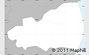 Gray Simple Map of Ijuw