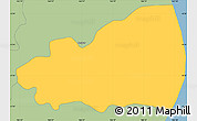 Savanna Style Simple Map of Ijuw