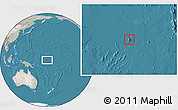 Satellite Location Map of Nauru, lighten, semi-desaturated, land only