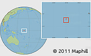 Satellite Location Map of Nauru, savanna style outside