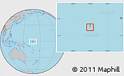 Gray Location Map of Meneng