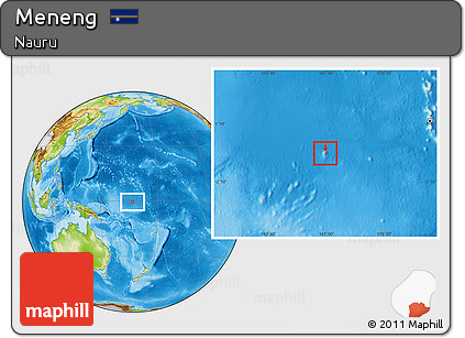 Physical Location Map of Meneng