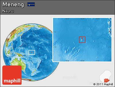 Physical Location Map of Meneng