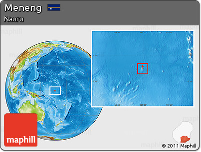 Physical Location Map of Meneng