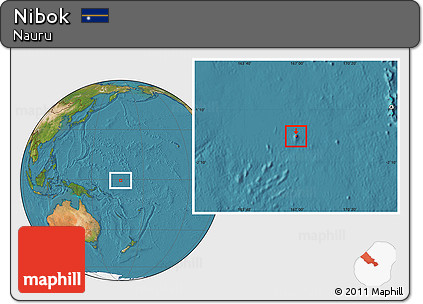 Satellite Location Map of Nibok