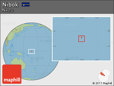Savanna Style Location Map of Nibok