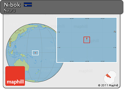 Savanna Style Location Map of Nibok, highlighted country