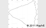 Blank Simple Map of Yaren, cropped outside