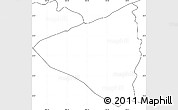 Blank Simple Map of Yaren, no labels