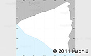 Gray Simple Map of Yaren