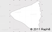 Silver Style Simple Map of Yaren, cropped outside