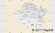 Classic Style Map of Central, single color outside