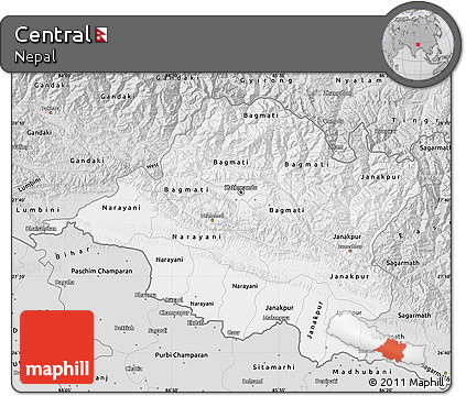 Silver Style Map of Central