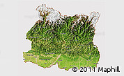 Satellite 3D Map of East, cropped outside