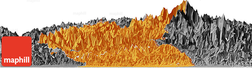 Political Horizon Map of Mechi, desaturated Political Horizon Map of Mechi, desaturated