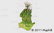 Satellite Map of Sagarmath, cropped outside