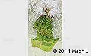 Satellite Map of Sagarmath, lighten