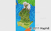 Satellite Map of Sagarmath, political outside