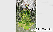 Satellite Map of Sagarmath, semi-desaturated