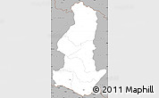 Gray Simple Map of Sagarmath