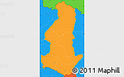 Political Simple Map of Sagarmath