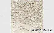 Shaded Relief 3D Map of Far West