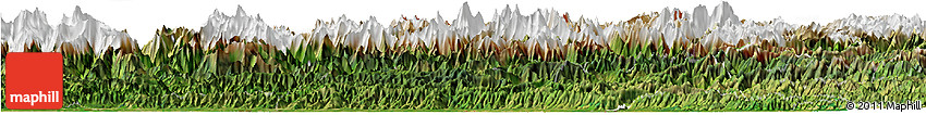 Satellite Horizon Map of Far West