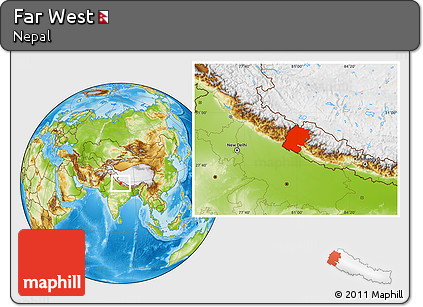 Physical Location Map of Far West