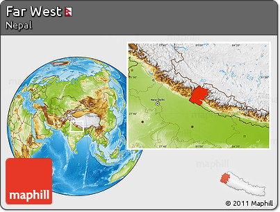 Physical Location Map of Far West