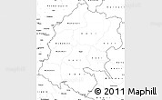 Blank Simple Map of Far West