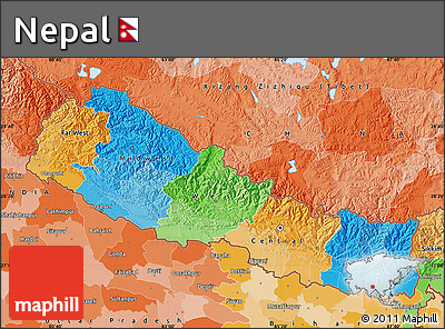 Political Map of Nepal