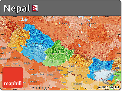 Political Map of Nepal