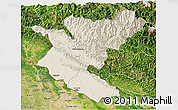 Shaded Relief 3D Map of Bheri, satellite outside