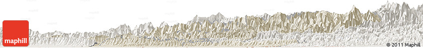 Shaded Relief Horizon Map of Bheri, lighten Shaded Relief Horizon Map of Bheri, lighten