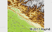 Physical Map of Bheri