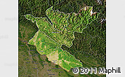 Satellite Map of Bheri, darken