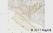 Shaded Relief Map of Bheri, lighten