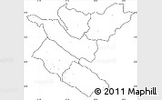 Blank Simple Map of Bheri, cropped outside, no labels