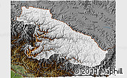 Physical 3D Map of Karnali, darken