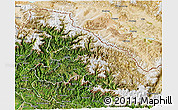 Satellite 3D Map of Karnali