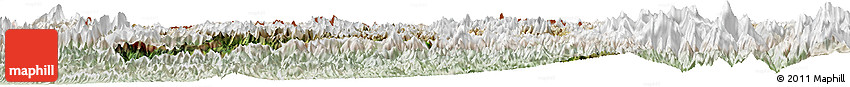 Satellite Horizon Map of Karnali, lighten