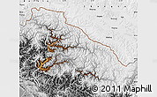 Physical Map of Karnali, desaturated